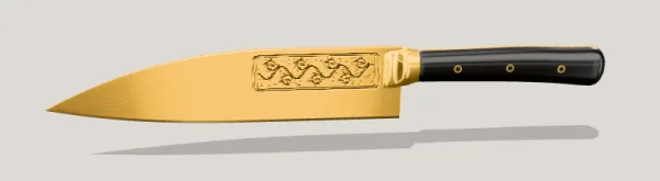 Gold knife