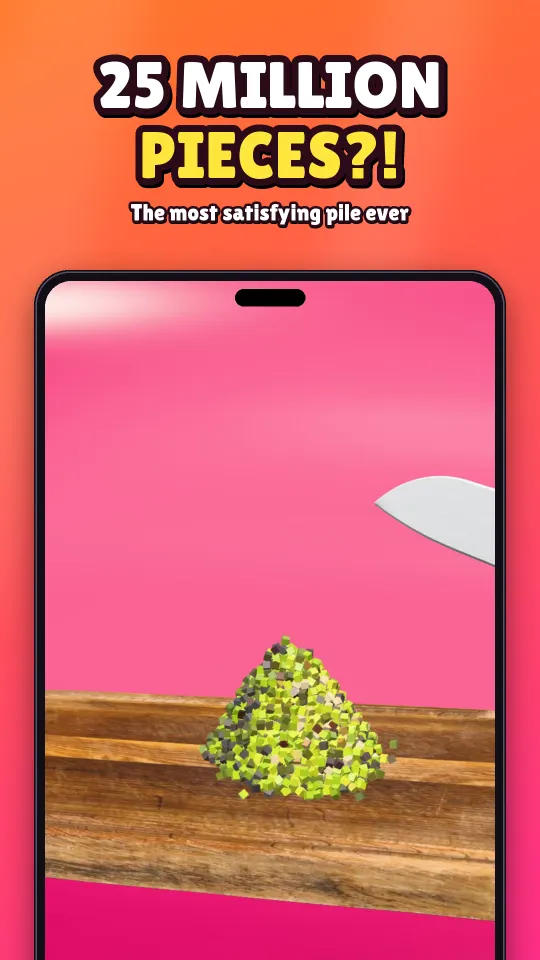 Screenshot: the pile of tiny avocado pieces